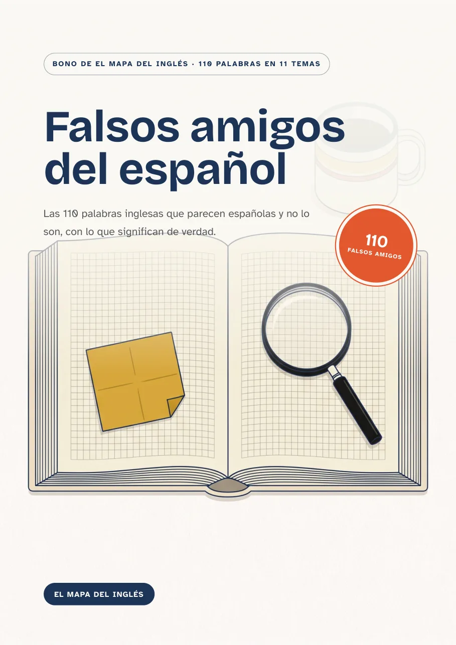 Tapa de Falsos amigos del español